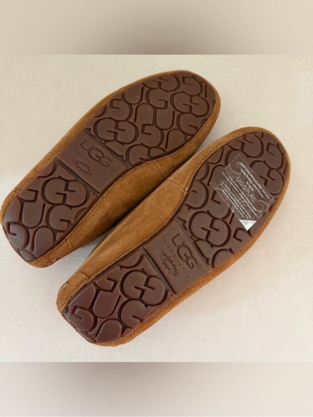 UGG Australia W Suki Moccasin Slippers - Chestnut - Size 7 - New in Box! - Picture 8 of 11